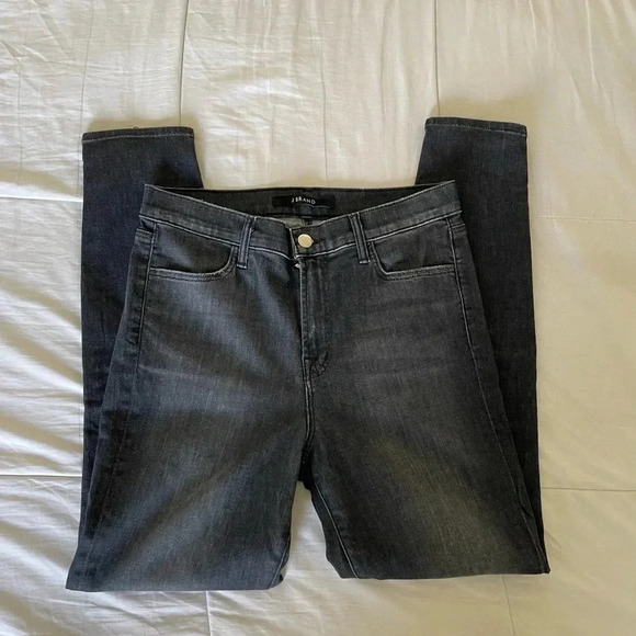 Jbrand Alana high rise skinny crop front zip denim - Picture 4 of 13